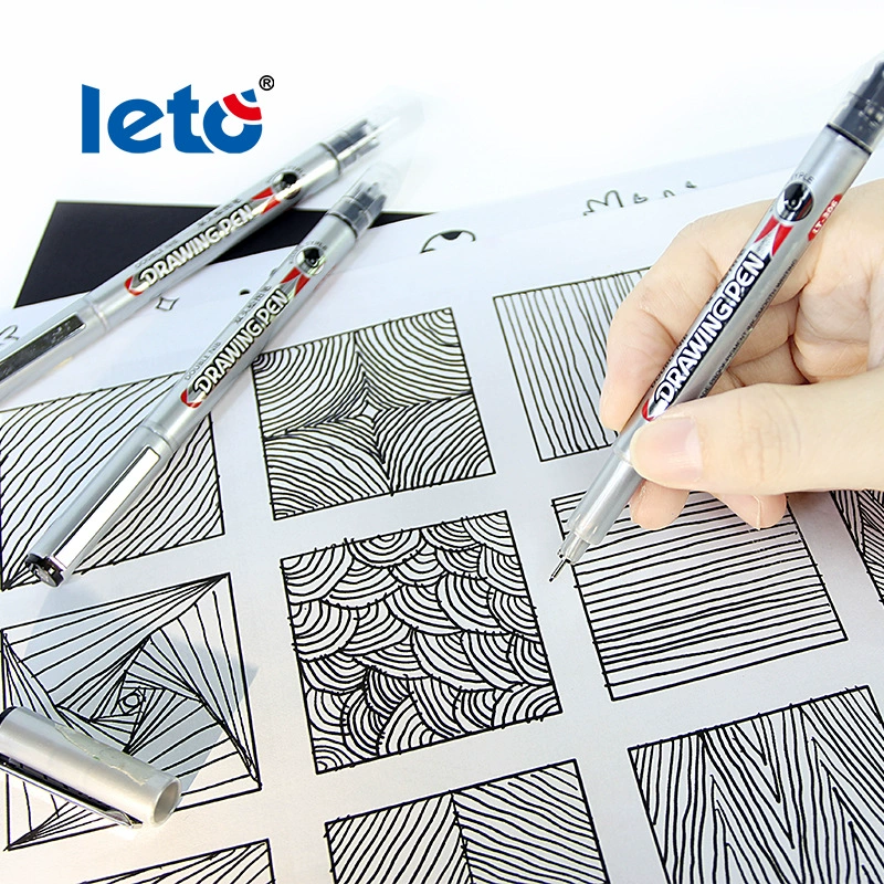 Лету Waterproof art design comics, rollerball pen, liner