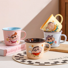 クレヨンしんちゃん本物のフレンドシリーズアニメミルクスケールカップかわいい漫画朝食セラミックカップ卸売