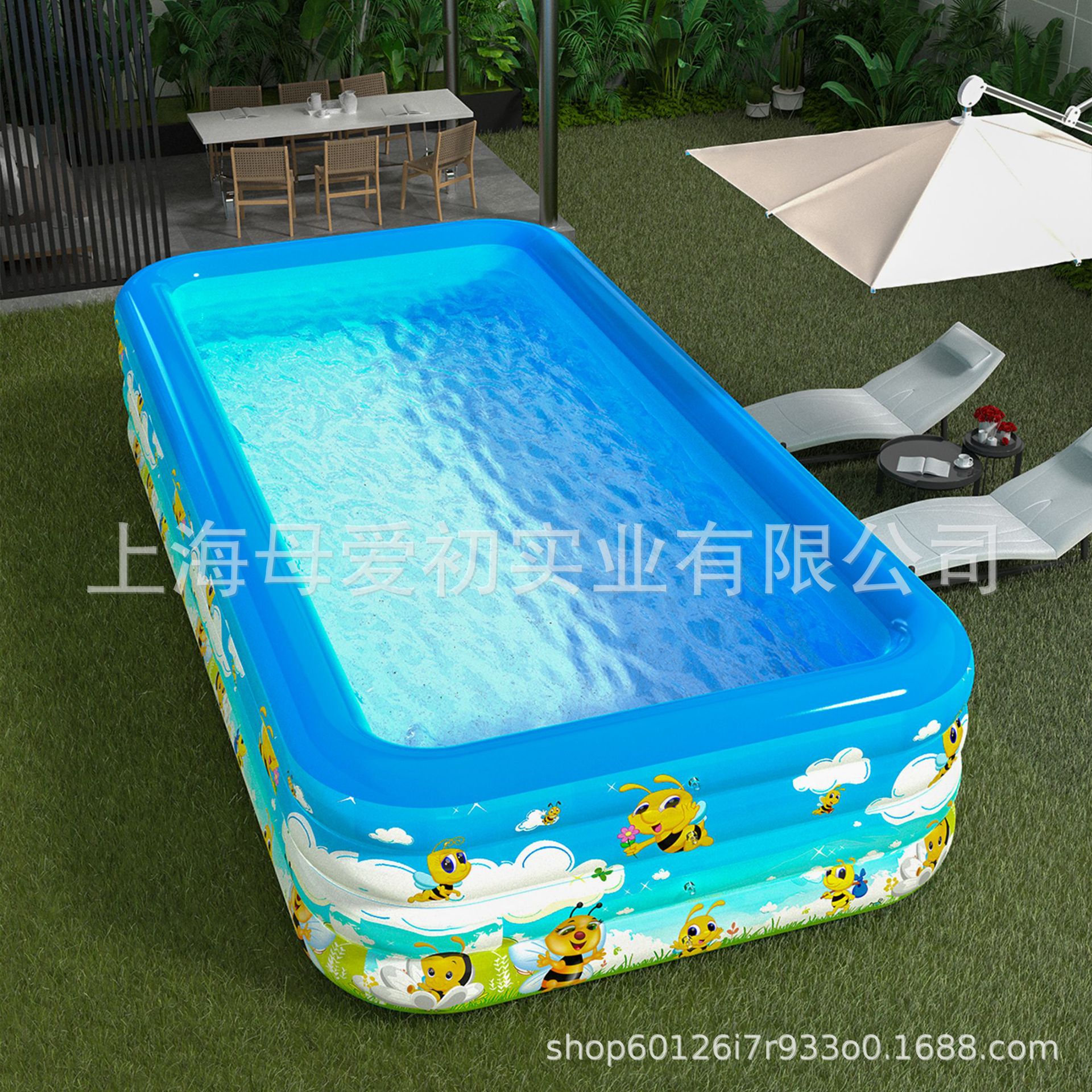 inflatable travel handheld folding swimming pool PVC for baby