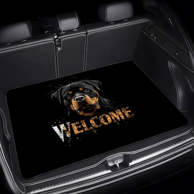 Avtomobil döşəmə paspasları Trunk Mat, Universal for All - 0227hbx-2-75100cm-crystal-velvet-dot-plastic-bottom