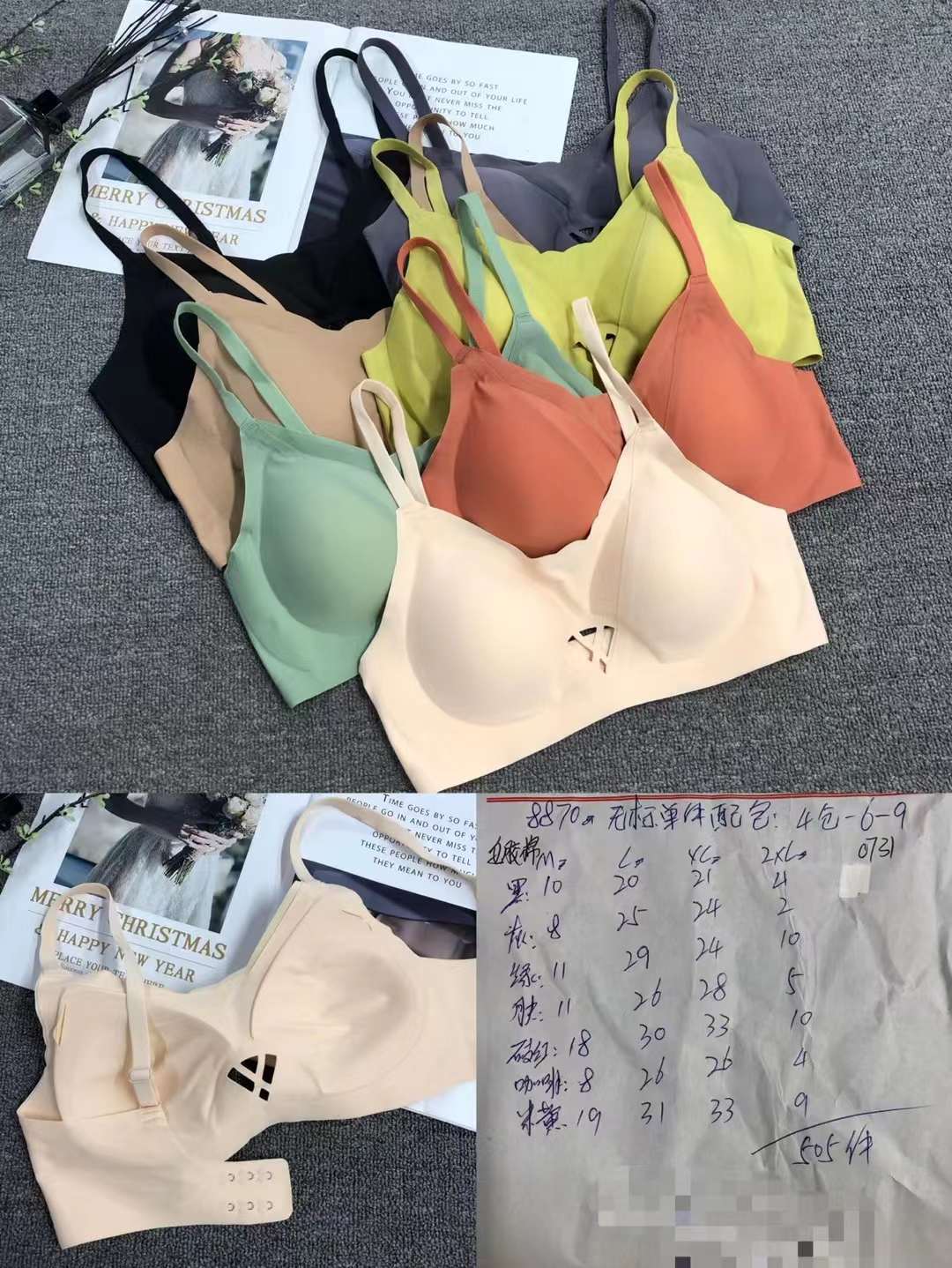 Nueva taza de látex sin costuras alta calidad belleza espalda mujeres chaleco inalámbrico yoga sujetador deportes ropa interior al por mayor