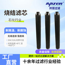 不锈钢烧结毡滤筒石油化工化纤精密多层反清洗304金属折叠滤芯