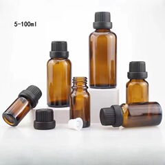 茶色精油ボトル5-100ml防犯ガラス精油ボトル10ml精油分注ボトル現物供給