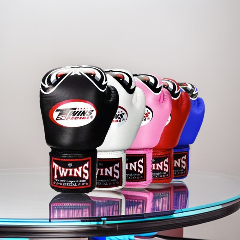Twins Eagle Eye Training Fighting Boxing Gloves Thickened Breathable Cushioning Gloves 8-16oz Black/White/Red