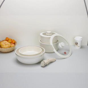 Household Detachable Handle Pot, Frying Pan, Pot Set, Cross-Border Non-Stick Pan, Wok, Soup Pot, Milk Pot, Frying Pan, Universal