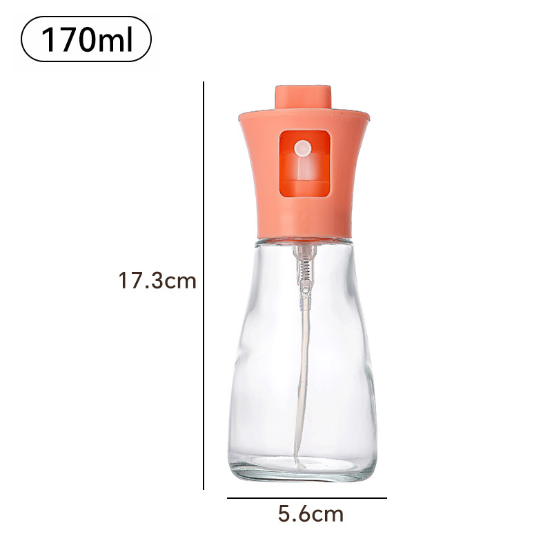 Botella pulverizadora de aceite de vidrio para cocina, tipo spray, para aceite de oliva/barbacoa, uso doméstico/portátil
