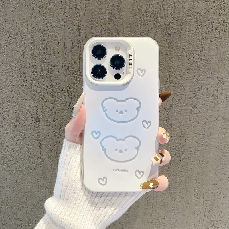 Bear for Samsung s23fe phone case s25ultra/note20/s24plus/s21/a06/a54 hard
