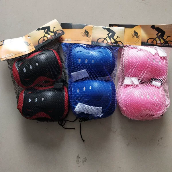 Children's Protective gear knee pad 6-Piece Set balance car thickened butterfly protective gear scooter skates Sports combination protective gear