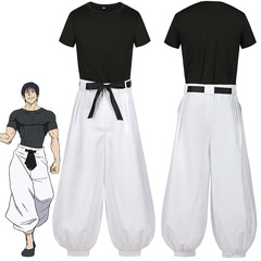 Cursed Battle Cosplay Costume Fushiguro Shigeru 2D Anime Clothes Cosplay Costume Set Male Costume