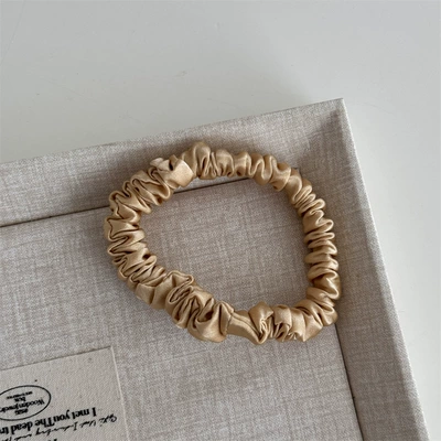High-Elasticity, Traceless, Simple Bun Hair – Saç üçün rezinlər - small-intestine-hair-tie-yellow