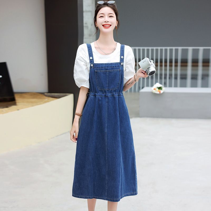 다크블루[싱글 데님 스커트]