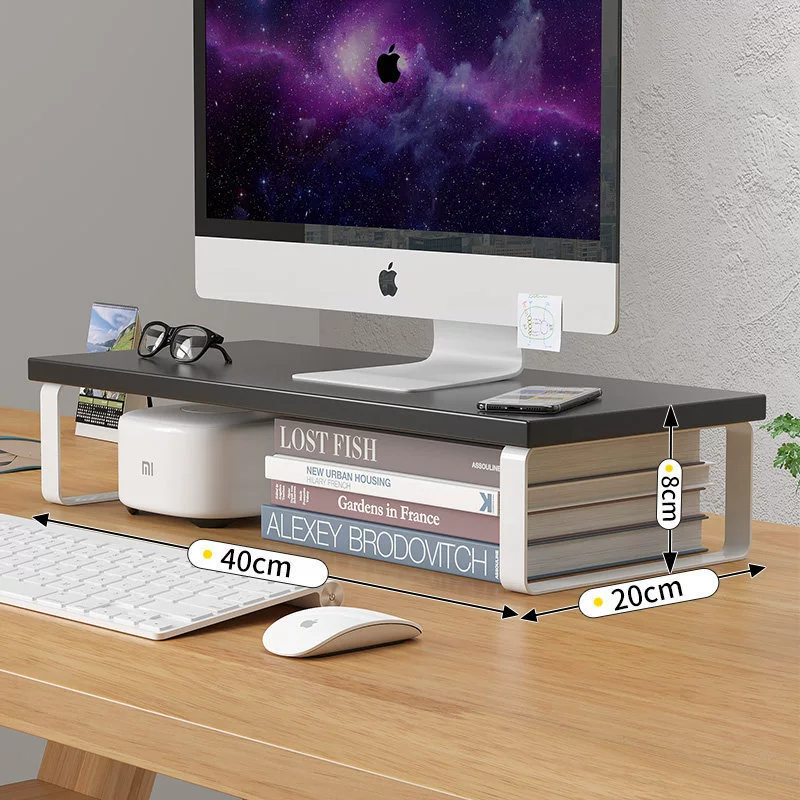 Показатель увеличенного подставка - стойка для компьютера - поднятая поверхность стола, базовая накладка