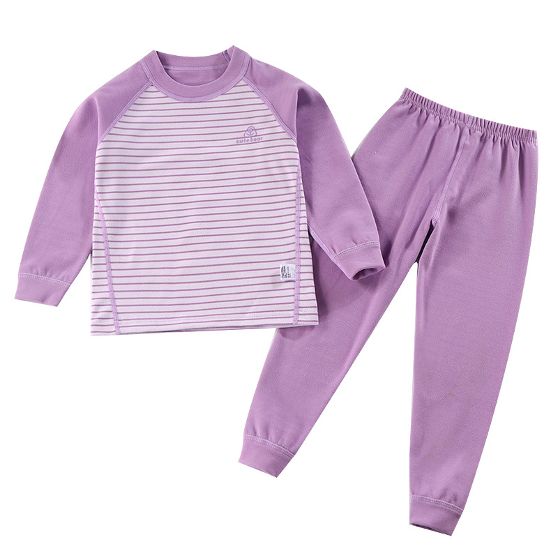 Su bebé, ropa interior caliente, pantalones de otoño para niños, conjunto de ropa interior para bebés sin hueso, 2024