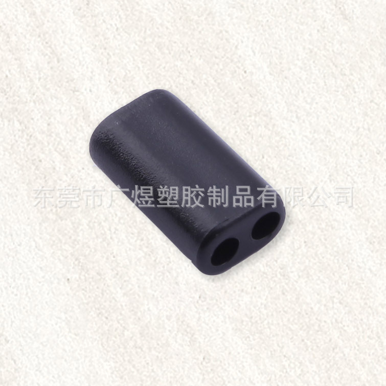 批发3mm塑胶滑扣塑料双孔圆形绳扣调节扣绳子饰品扣圆绳塑料配件