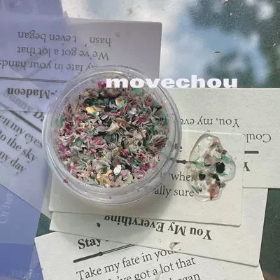 Manicure High-end Atmosphere Terrazzo Material | Dırnaq bəzəkləri - g-box