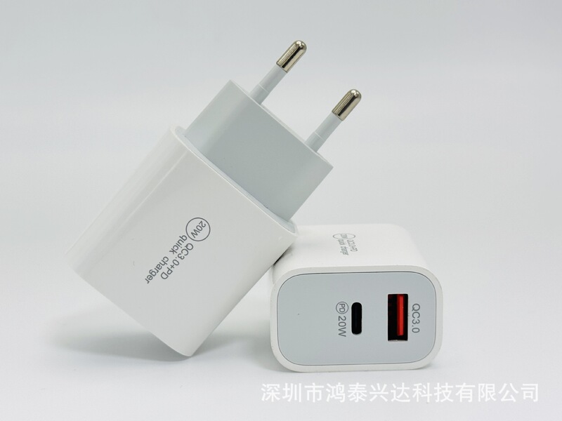 国境を越えた売れ筋の 20W デュアルポート PD 高速充電ヘッド USB マルチポート アダプター、Apple Android 携帯電話充電器に適しています|undefined