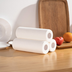 Lazy rag wet and dry kitchen rag pp wood pulp 50 pieces disposable kitchen rag paper wholesale