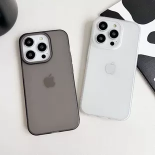 Айфон Apple, чехол для iPhone 15 с матовым светлым и тонким дизайном, 15promax, 12