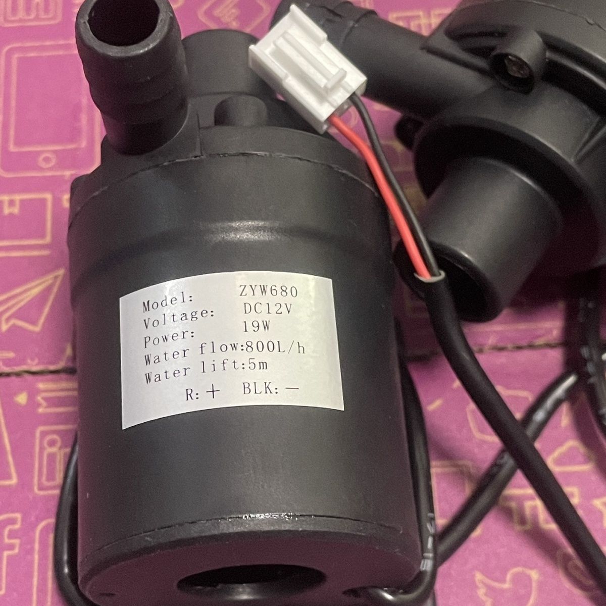 19W12V3.95 흰색 헤드 치료 침대 펌프 1