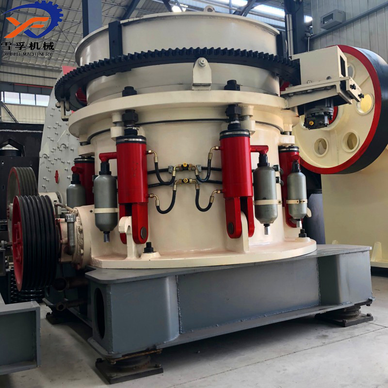 雪孚供应贵州200吨/时花岗岩圆锥式破碎机配套69鄂式破碎机价格