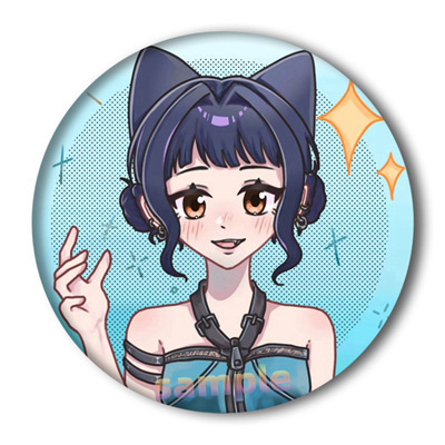 新款Kpop猎魔女团徽章卡通周边吧唧 马口铁胸章挂件|undefined