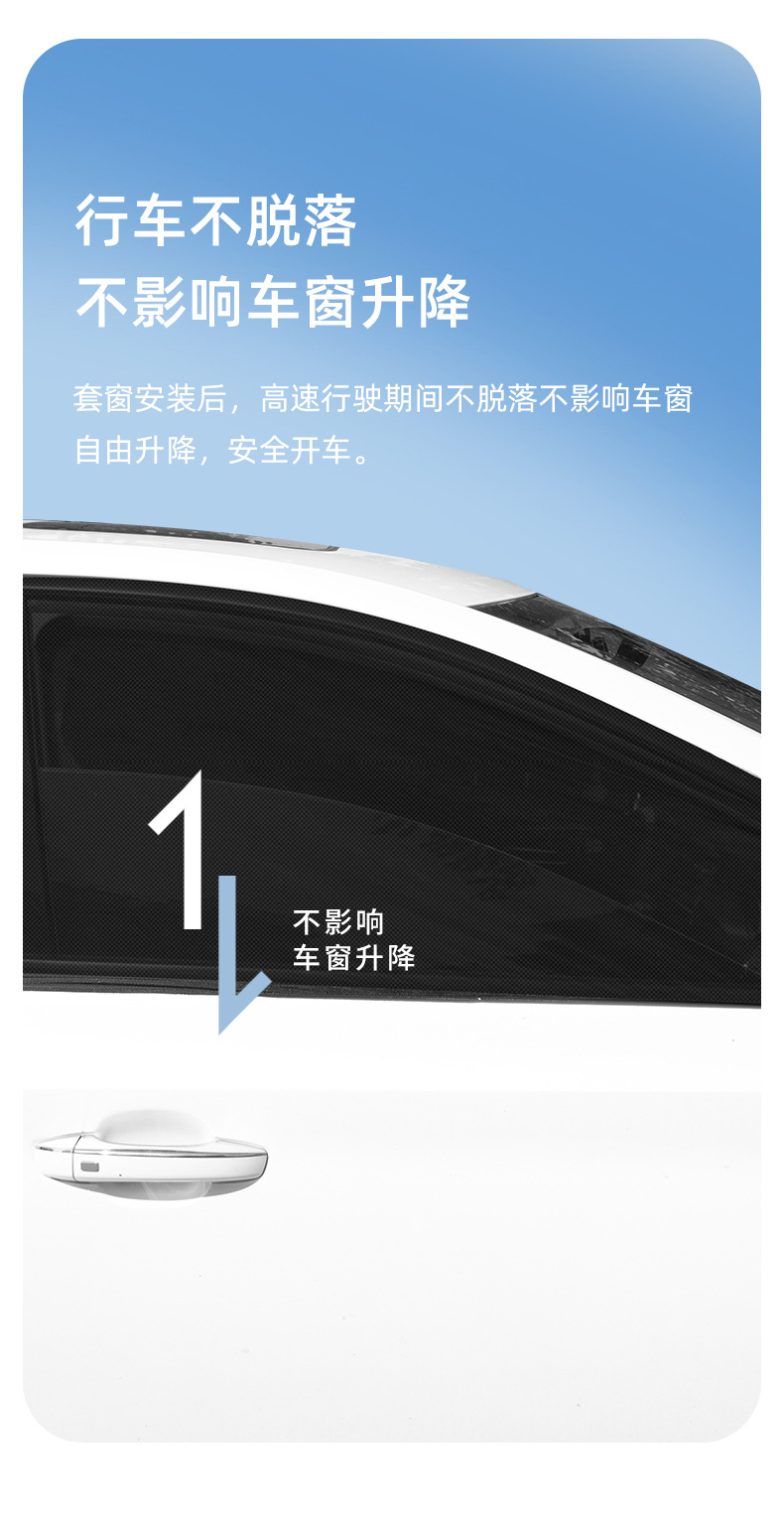 【Premium Selection】Car Mosquito Netting, Car Window Mosquito Screen, Sun Protection Mosquito Net, Insect-Proof Net, Car Mesh Sunshade Curtain