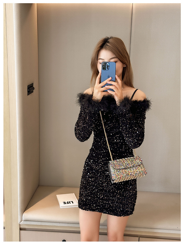 New foreign trade European and American retro underarm bag, casual and fashionable rhinestone small bag, niche single-shoulder bag, crossbody dinner bag undefined