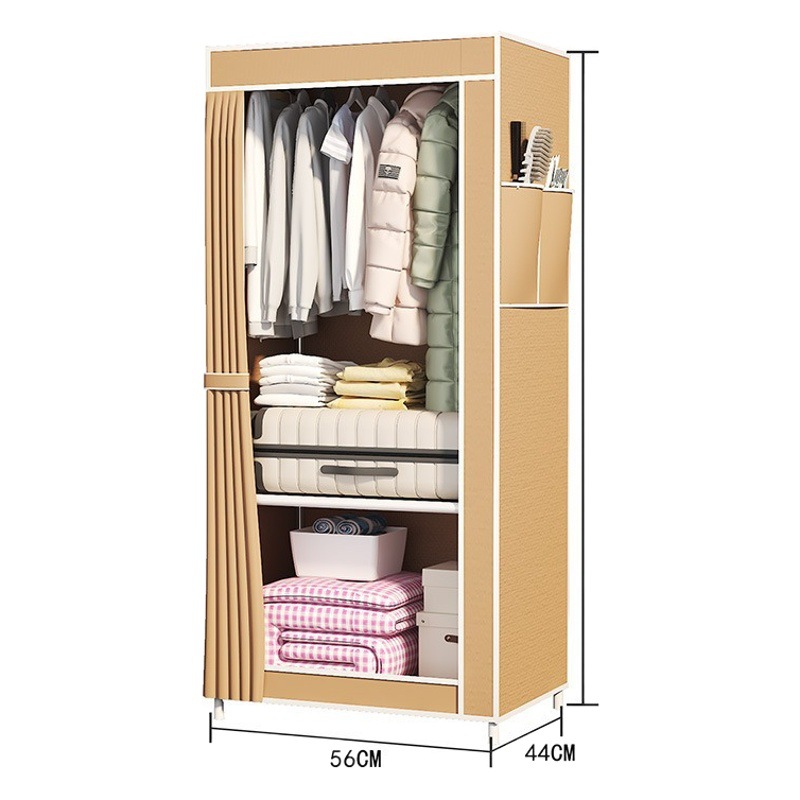 armario simple combinación armario de tela no tejida armario de almacenamiento plegable simple armario de alquiler armario de dormitorio armario