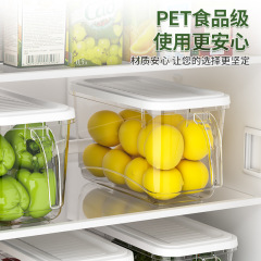 冰箱收納盒食品級密封保鮮盒透明冷凍專用廚房蔬菜水果雞蛋儲物盒