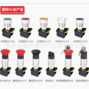 【合隆防爆IECEX、ATEX、CE、EAC、GBEX认证】防爆按钮指示灯开关