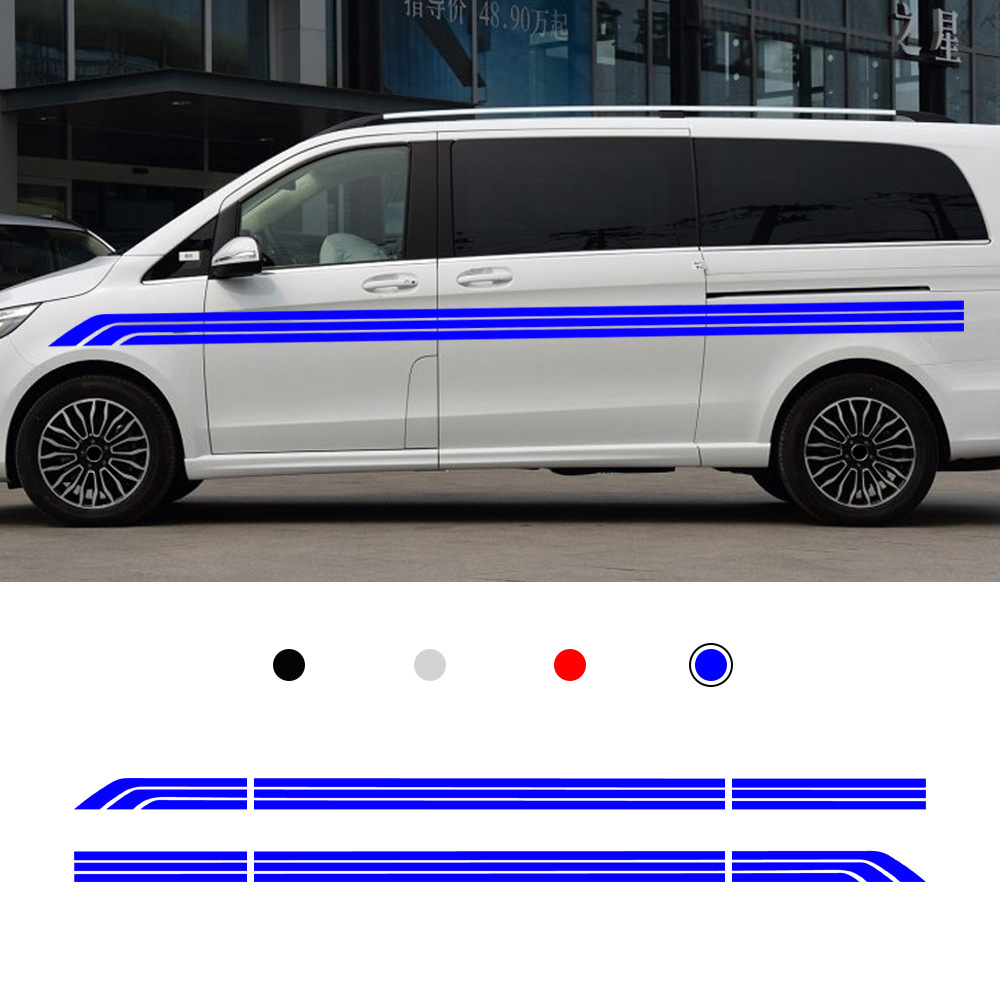 适用于Motorhome Camper Van 侧裙车贴改装个性贴纸A205