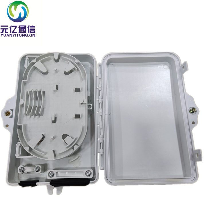 厂家4芯挂壁式FTTH分纤箱6芯光纤分路箱楼道光缆分光箱4路外贸款