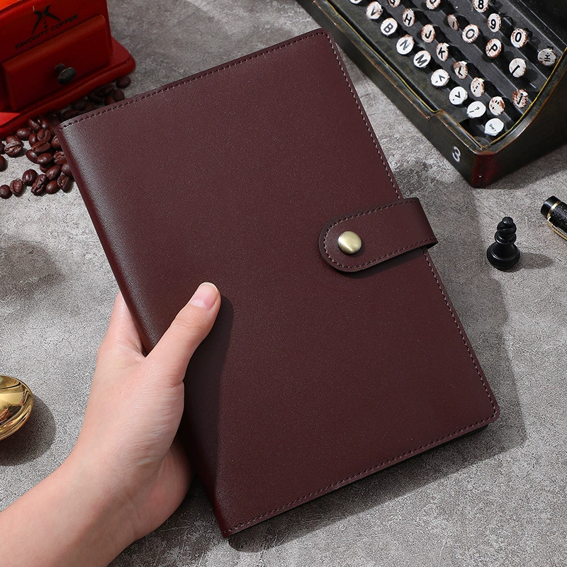 Leather universal laptop, storage system, notebook, business version, groove
