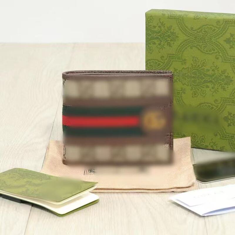 Gucci Men's Long and Short Wallets, 1:1 Folded Design, Imported Calfskin with Pvc, Unparalleled Feel, Simple and Elegant, a Must-Have for Men Gucci Men's Long and Short Wallets, 1:1 Folded Design, Imported Calfskin with Pvc, Unparalleled Feel, Simple and Elegant, a Must-Have for Men