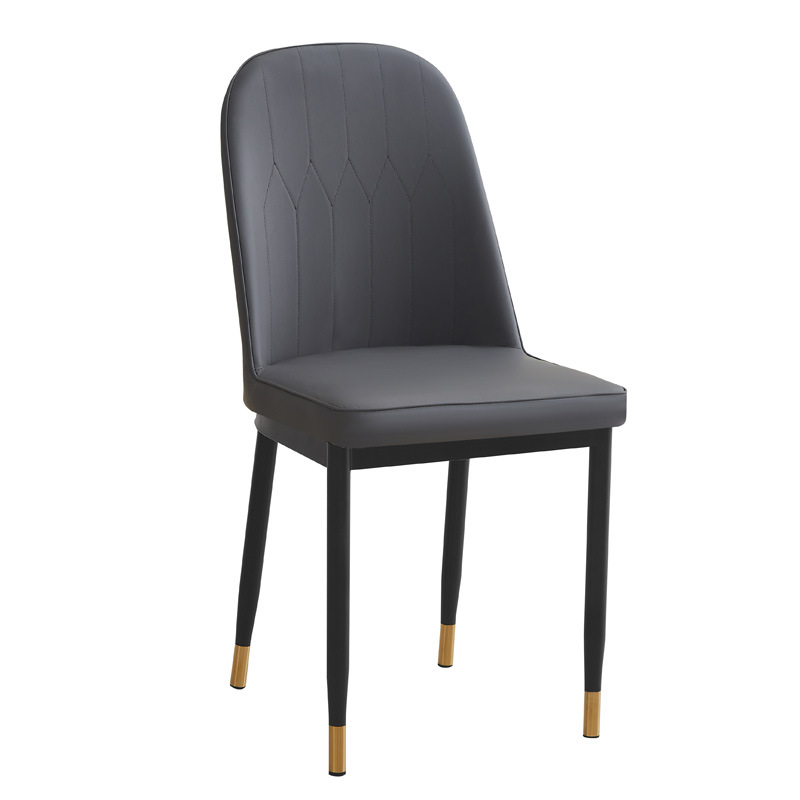Silla de comedor de lujo ligera, taburetes domésticos, estilo nórdico simple, mesas y sillas de maquillaje en línea, restaurantes de hotel, mesas y sillas de comedor de hierro forjado