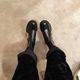 New British Style Letter Metal Buckle Round Toe Boots Chelsea Boots Women's Thick Bottom Women's Boots All-match Explosions