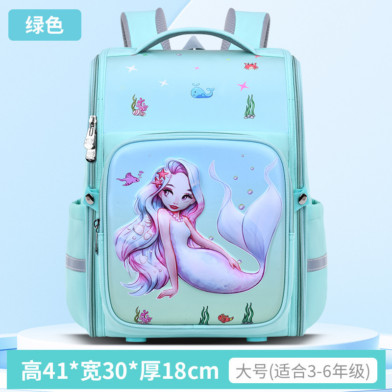 2024 nueva mochila escolar 3D de cáscara dura para estudiantes de primaria grados 1 - 3 - 6 mochila de gran capacidad para niños mochila de protección de espalda mochila de carga