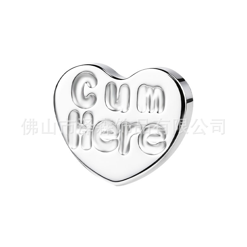 Pointed titanium steel lip stud product view