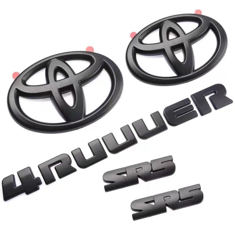 Applicable to Toyota 4runner overlay logo, front logo, tail logo, American Super SR5 logo, ABS overlay logo