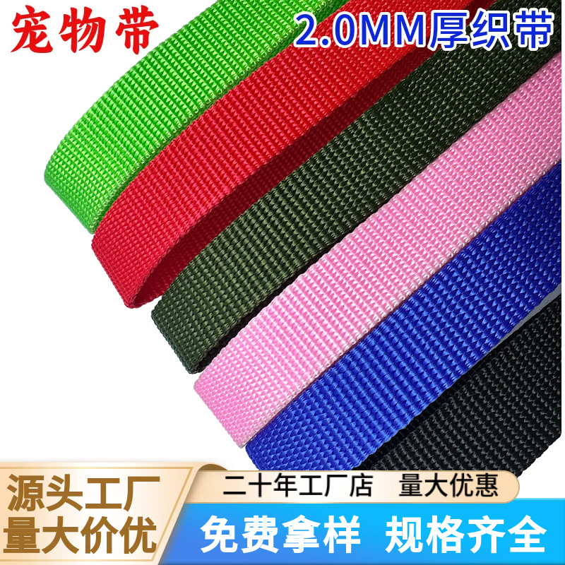 Fabricante de PP PP 1.5-5cm cinta de color pet pectoral cinturón de cuentas accesorios de banda de tejido espesa image 1