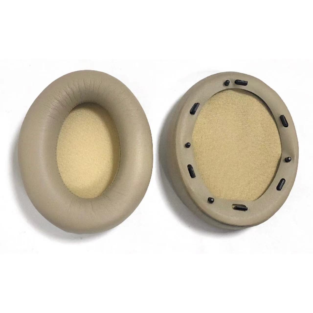 Almohadillas de cuero proteico dorado 1000XM3 [Respaldo adhesivo único/almohadilla de algodón gratis incluida]