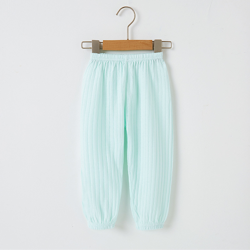 Children's Summer Lightweight Breathable Pants Air Conditioning Pants Baby's Anti-mosquito Pants Baby's Summer Thin Big Fat Pants for Men and Women