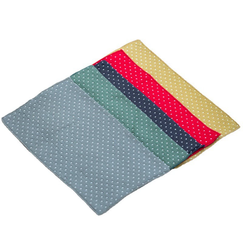 Japanese -style cotton and linen towel full of star suction, water absorption thick tea cloth creative coffee table cloth table cloth matte tea table tea set