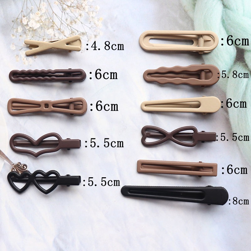27g Weight Simple Style Women'S Geometric Heart Shape Bow Knot Metal Hair Clip