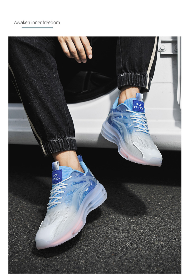 Men's Running Shoes Leather Breathable Waterproof Sport Trainers_voghion.com