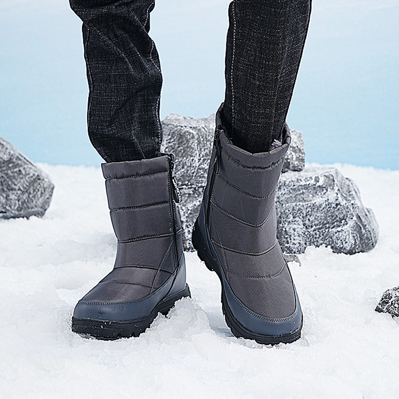 Fashionable high boots for men and women platform