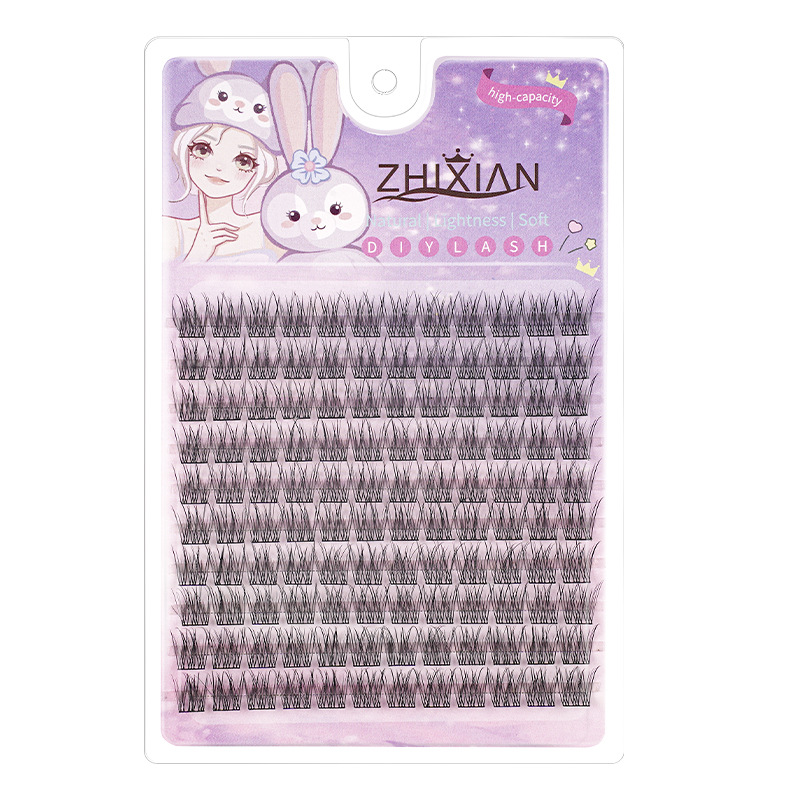 Pestañas postizas, retrato familiar, pegamento de gran capacidad, girasol, zorro, garra de gato, rollo de flores grande natural, pestañas silvestres puras