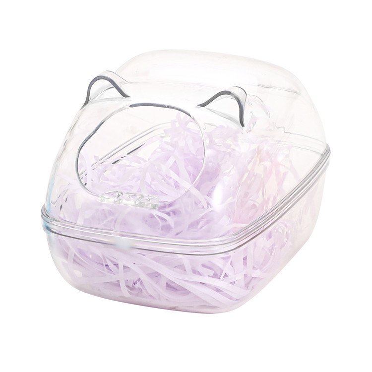 Hamster Dorado Oso Inodoro Baño de algodón Oso Dorado Baño de arena arena orina arena antiflying pet nido