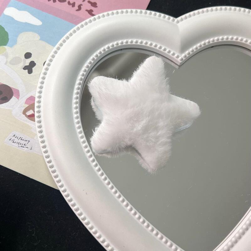 秋冬のかわいい星のヘアピンの女性の子供の砕毛のbbクリップのサイドの前髪のぬいぐるみのカモの口の頭飾り|undefined