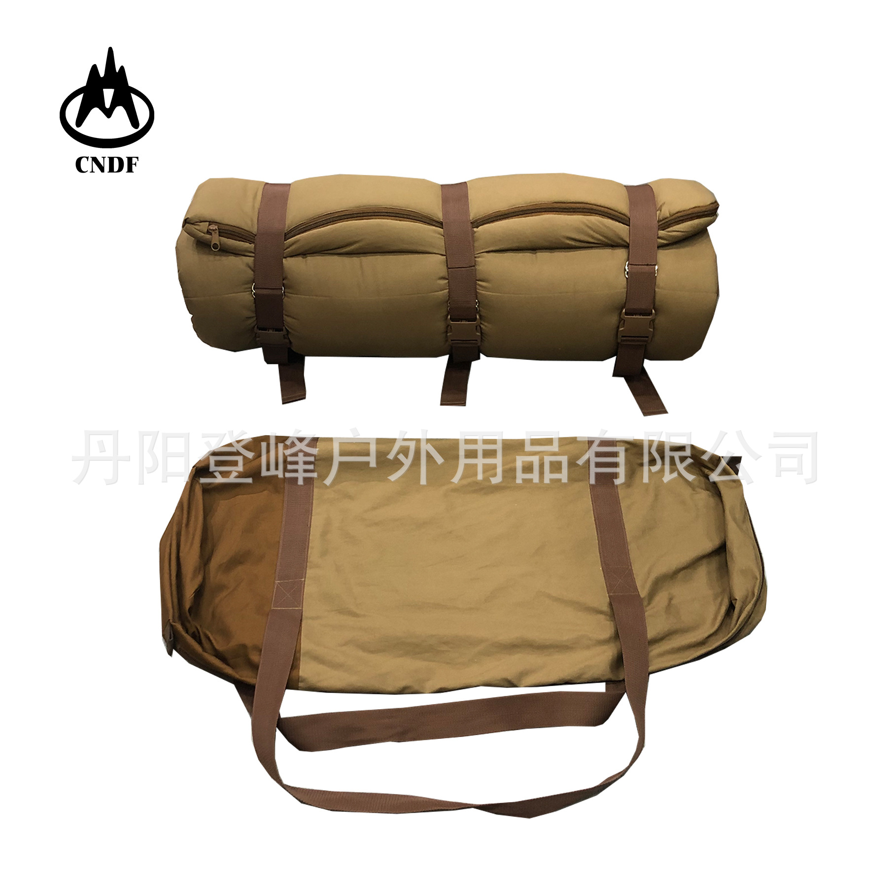 7KG full enclosure zipper double layer 100% canvas envelope sleeping bag with pillow hunting winter outdoor thick 3